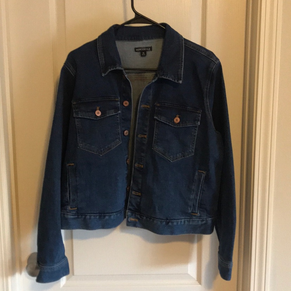 J Crew women’s jean jacket xL